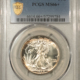 Half Dollars 1939-D WALKING LIBERTY HALF DOLLAR – PCGS MS-66, PREMIUM QUALITY!