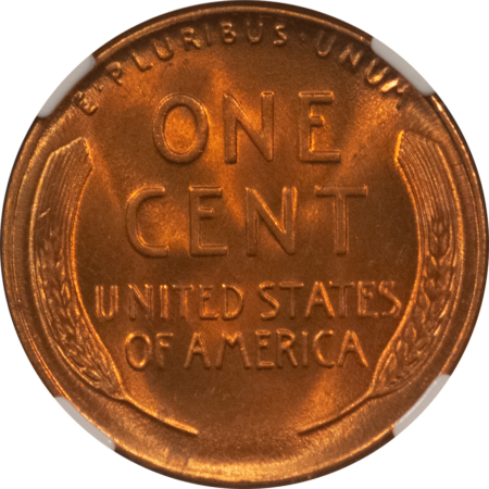 Lincoln Cents (Wheat) 1947-D LINCOLN CENT – NGC MS-66 RD