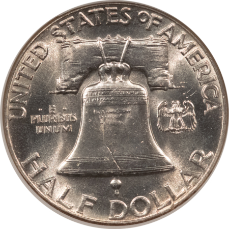 Franklin Halves 1949 FRANKLIN HALF DOLLAR – NGC MS-64 FBL BLAST WHITE