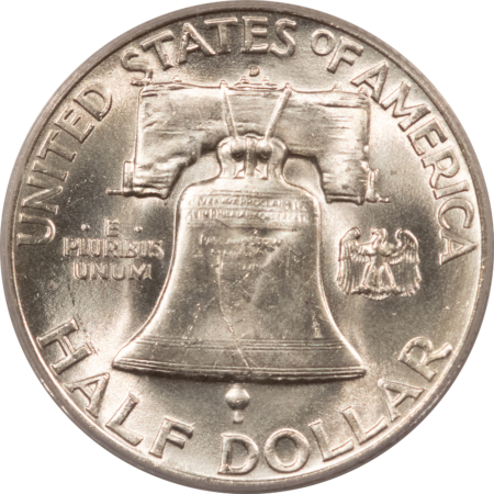 Franklin Halves 1949-D FRANKLIN HALF DOLLAR – PCGS MS-64 FBL