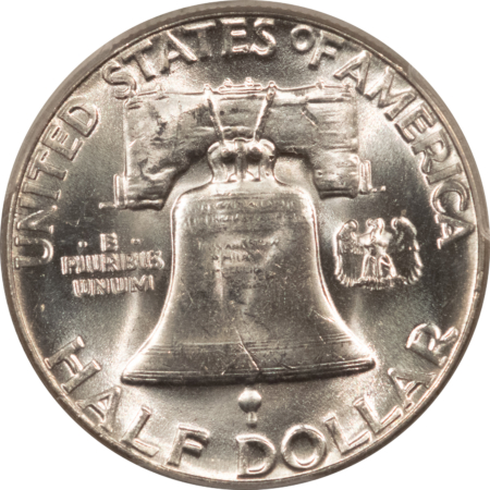 Franklin Halves 1950 FRANKLIN HALF DOLLAR – PCGS MS-64 FBL, BLAST WHITE
