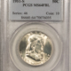 Franklin Halves 1951-D FRANKLIN HALF DOLLAR – NGC MS-64 FBL, BLAST WHITE