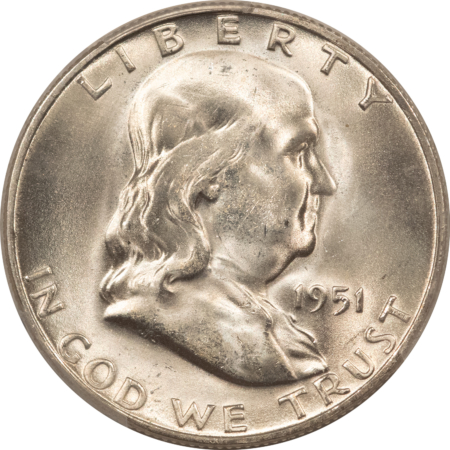 Franklin Halves 1951-S FRANKLIN HALF DOLLAR – PCGS MS-65