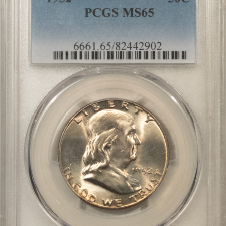 Franklin Halves 1952 FRANKLIN HALF DOLLAR – PCGS MS-65