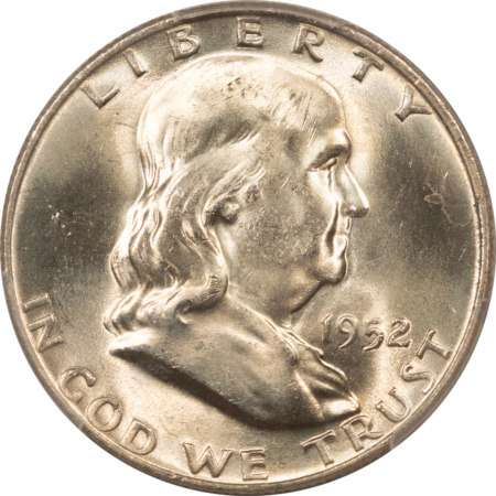 Franklin Halves 1952-D FRANKLIN HALF DOLLAR – PCGS MS-64 FBL