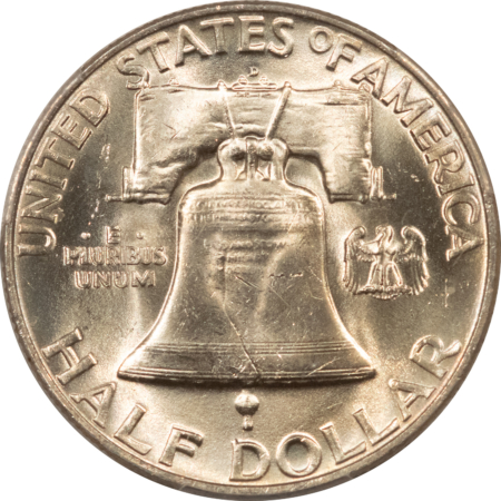 Franklin Halves 1952-D FRANKLIN HALF DOLLAR – PCGS MS-64 FBL