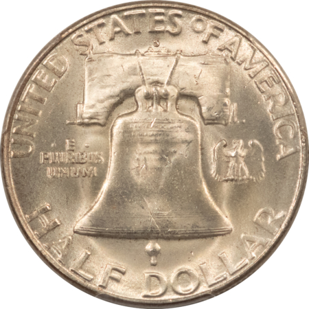Franklin Halves 1952-S FRANKLIN HALF DOLLAR – PCGS MS-65, PREMIUM QUALITY!