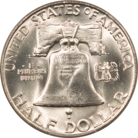 Franklin Halves 1953-D FRANKLIN HALF DOLLAR – PCGS MS-64 FBL