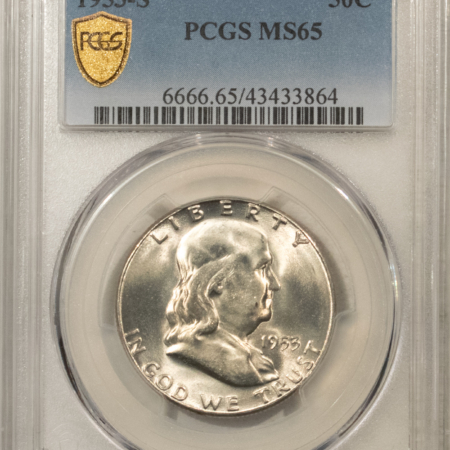Franklin Halves 1953-S FRANKLIN HALF DOLLAR – PCGS MS-65