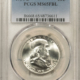 Franklin Halves 1954 FRANKLIN HALF DOLLAR – PCGS MS-65 FBL BLAST WHITE