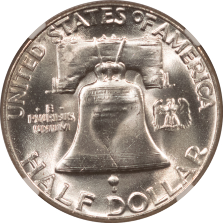 Franklin Halves 1955 FRANKLIN HALF DOLLAR – NGC MS-65 FBL