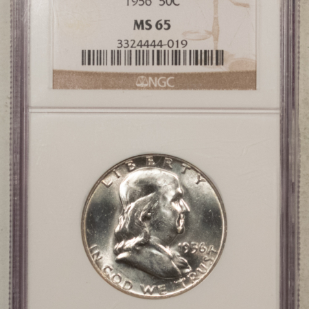 Franklin Halves 1956 FRANKLIN HALF DOLLAR – NGC MS-65