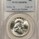 Franklin Halves 1958-D FRANKLIN HALF DOLLAR – NGC MS-65 FBL, BLAST WHITE
