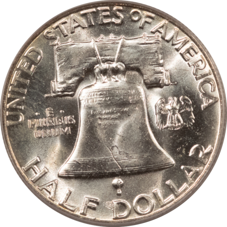 Franklin Halves 1958 FRANKLIN HALF DOLLAR – PCGS MS-64 FBL WHITE, TOUGHER