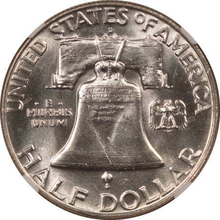 Franklin Halves 1958-D FRANKLIN HALF DOLLAR – NGC MS-65