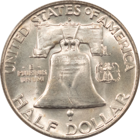 Franklin Halves 1958-D FRANKLIN HALF DOLLAR – PCGS MS-64 FBL