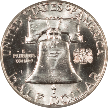 Franklin Halves 1959 FRANKLIN HALF DOLLAR – PCGS MS-65 FBL BLAST WHITE GEM
