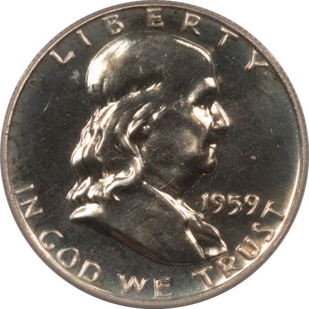 Franklin Halves 1959 PROOF FRANKLIN HALF DOLLAR – PCGS PR-66
