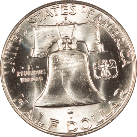 Franklin Halves 1959-D FRANKLIN HALF DOLLAR – PCGS MS-65 FBL BLAST WHITE GEM