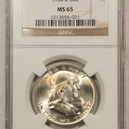 Franklin Halves 1960-D FRANKLIN HALF DOLLAR – NGC MS-65