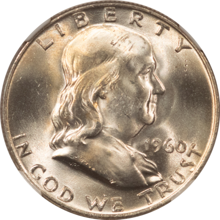 Franklin Halves 1960-D FRANKLIN HALF DOLLAR – NGC MS-65