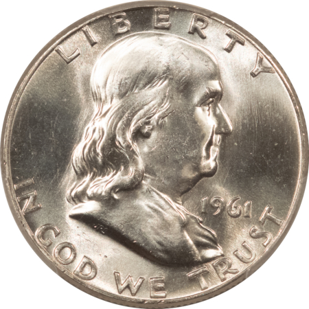 Franklin Halves 1961 FRANKLIN HALF DOLLAR – PCGS MS-65