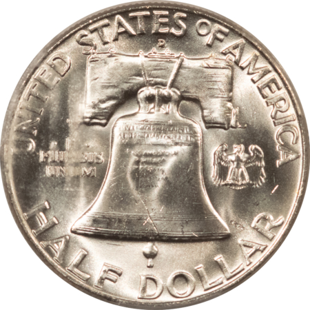 Franklin Halves 1961-D FRANKLIN HALF DOLLAR – PCGS MS-64 FBL