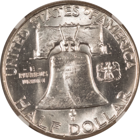 Franklin Halves 1962 FRANKLIN HALF DOLLAR – NGC MS-65 WHITE GEM