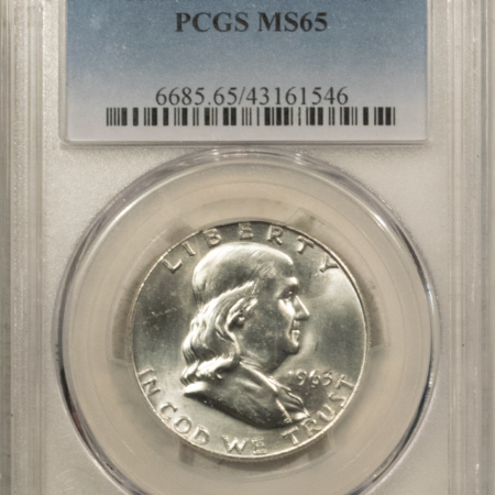 Franklin Halves 1963-D FRANKLIN HALF DOLLAR – PCGS MS-65