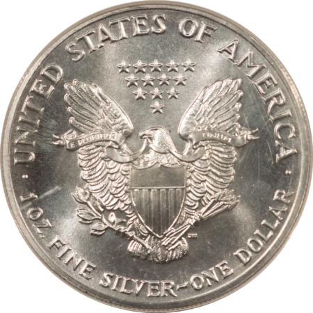 American Silver Eagles 1989 $1 AMERICAN SILVER EAGLE, 1 OZ .999 – GEM UNCIRCULATED IN CAPSULE!