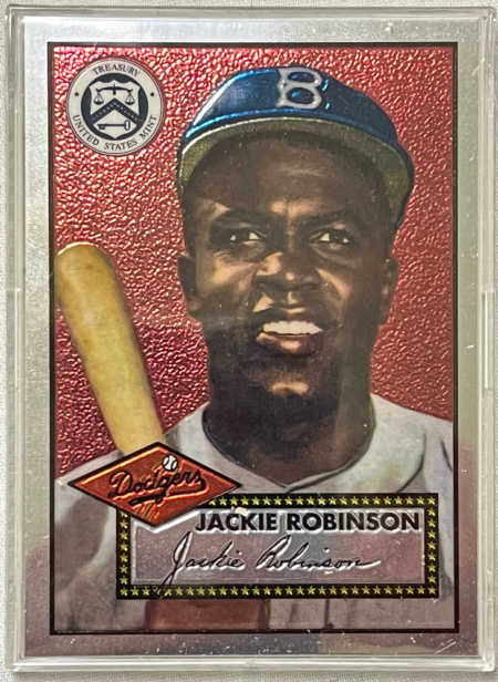 Gold Bullion 1997-W $5 JACKIE ROBINSON GOLD COMMEM LEGACY SET, CARD/PATCH/PIN & BOX GEM PROOF