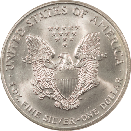 American Silver Eagles 1999 $1 AMERICAN SILVER EAGLE, 1 OZ .999 – GEM UNCIRCULATED IN CAPSULE!