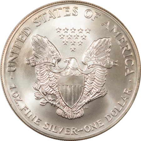 American Silver Eagles 2001 $1 AMERICAN SILVER EAGLE, 1 OZ .999 – UNCIRCULATED