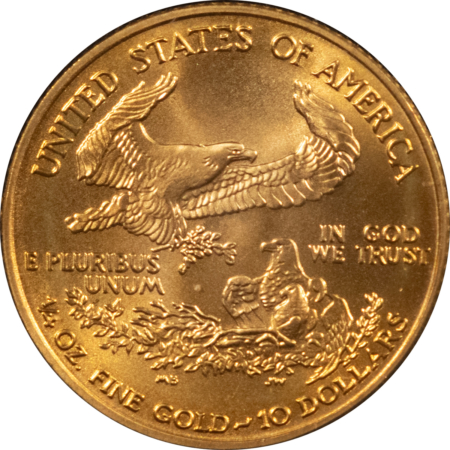 American Gold Eagles, Buffaloes, & Liberty Series 2003 $10 AMERICAN GOLD EAGLE, 1/4 OZ – UNCIRCULATED! PRISTINE, PERFECT!