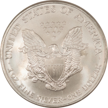 American Silver Eagles 2004 $1 AMERICAN SILVER EAGLE, 1 OZ .999 – GEM UNCIRCULATED IN CAPSULE!