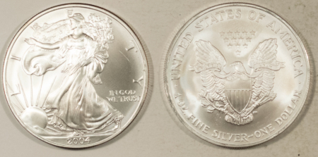 American Silver Eagles 2004 $1 AMERICAN SILVER EAGLES ROLL OF 20, 1 OZ .999 – GEM BU IN ORIGINAL TUBE!