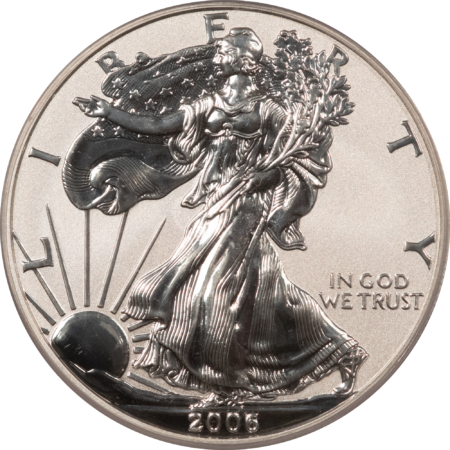 American Silver Eagles 2006-P 1 OZ .999 REVERSE PROOF AMERICAN SILVER EAGLE PCGS PR-68 20TH 1ST STRIKE