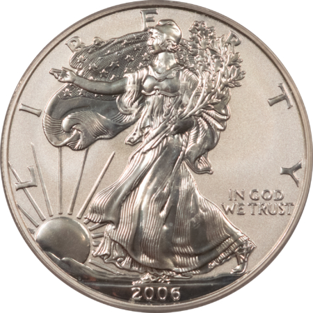 American Silver Eagles 2006-P 1 OZ .999 REVERSE PROOF AMERICAN SILVER EAGLE PCGS PR-68 20TH ANNIVERSARY