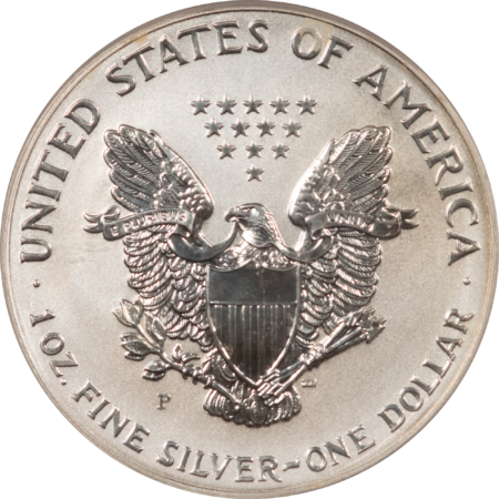 American Silver Eagles 2006-P 1 OZ .999 REVERSE PROOF AMERICAN SILVER EAGLE PCGS PR-68 20TH ANNIVERSARY