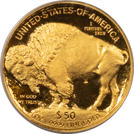 American Gold Eagles, Buffaloes, & Liberty Series 2006-W $50 PROOF AMERICAN GOLD BUFFALO, .9999 1 OZ – PCGS PR-70 DCAM