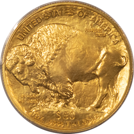 American Gold Eagles, Buffaloes, & Liberty Series 2013 $50 AMERICAN GOLD BUFFALO .9999 1 OZ PCGS MS-70 FIRST STRIKE, BLACK DIAMOND