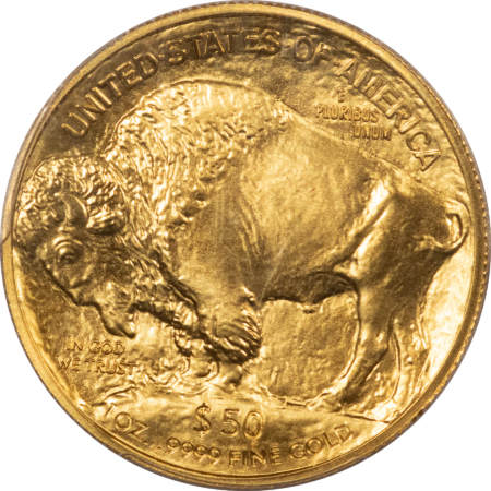 American Gold Eagles, Buffaloes, & Liberty Series 2014 $50 AMERICAN GOLD BUFFALO .9999 1 OZ PCGS MS-69 FIRST STRIKE, BLACK DIAMOND