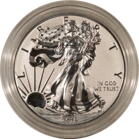 American Silver Eagles 2019-S $1 ENHANCED REVERSE PROOF 1 OZ .999 AMERICAN SILVER EAGLE GEM PROOF, OGP