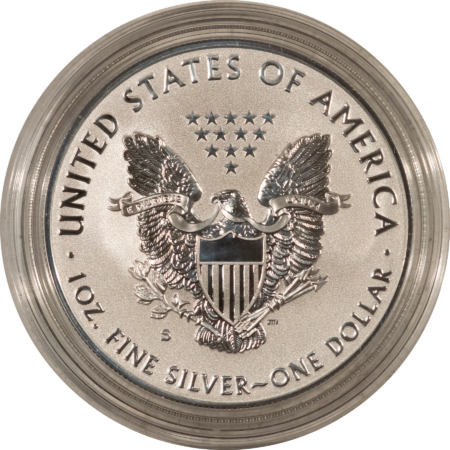American Silver Eagles 2019-S $1 ENHANCED REVERSE PROOF 1 OZ .999 AMERICAN SILVER EAGLE GEM PROOF, OGP