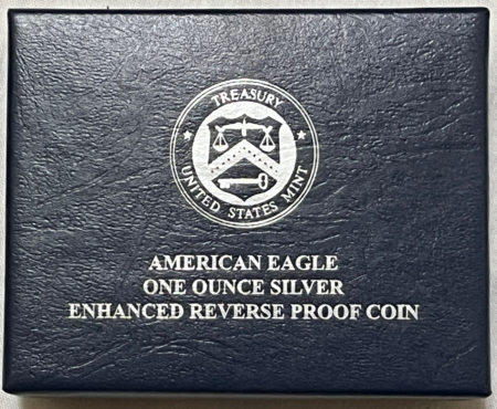 American Silver Eagles 2019-S $1 ENHANCED REVERSE PROOF 1 OZ .999 AMERICAN SILVER EAGLE GEM PROOF, OGP