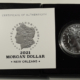 Dollars 2021-S PRIVY $1 MORGAN DOLLAR SILVER COMMEMORATIVE – GEM UNCIRCULATED, MINT PKG