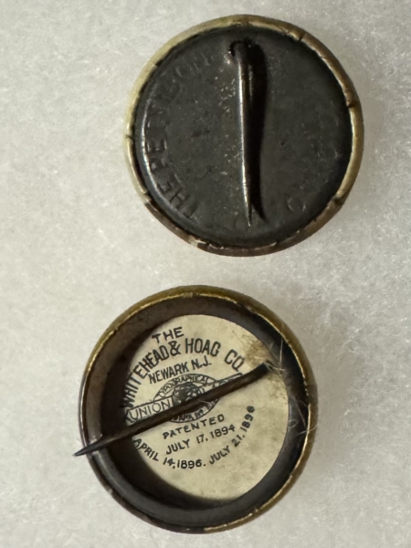 New Store Items 1900 WILLIAM MCKINLEY PAIR OF 7/8″ CAMPAIGN BUTTONS; BOTH COLOR & NEAR-MINT!