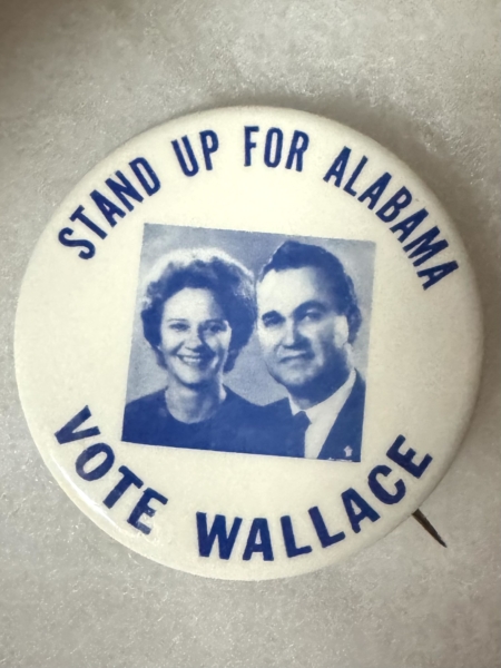 New Store Items RARE 1966 LURLEEN WALLACE (GEORGE’S WIFE) FOR GOVERNOR 2 1/4″ CELLO BUTTON-MINT!