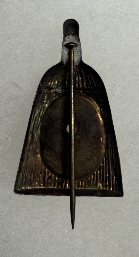 New Store Items 1896 WILLIAM JENNINGS BRYAN “BROOM” CAMPAIGN PIN;  SCARCE & FIRST WE HAVE SEEN!