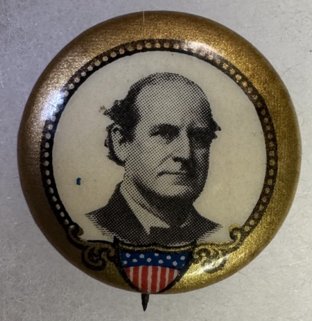 New Store Items 1908 WILLIAM JENNINGS BRYAN 7/8″ CELLO CAMPAIGN BUTTON; COLOR W/ BACKPAPER-EXC!